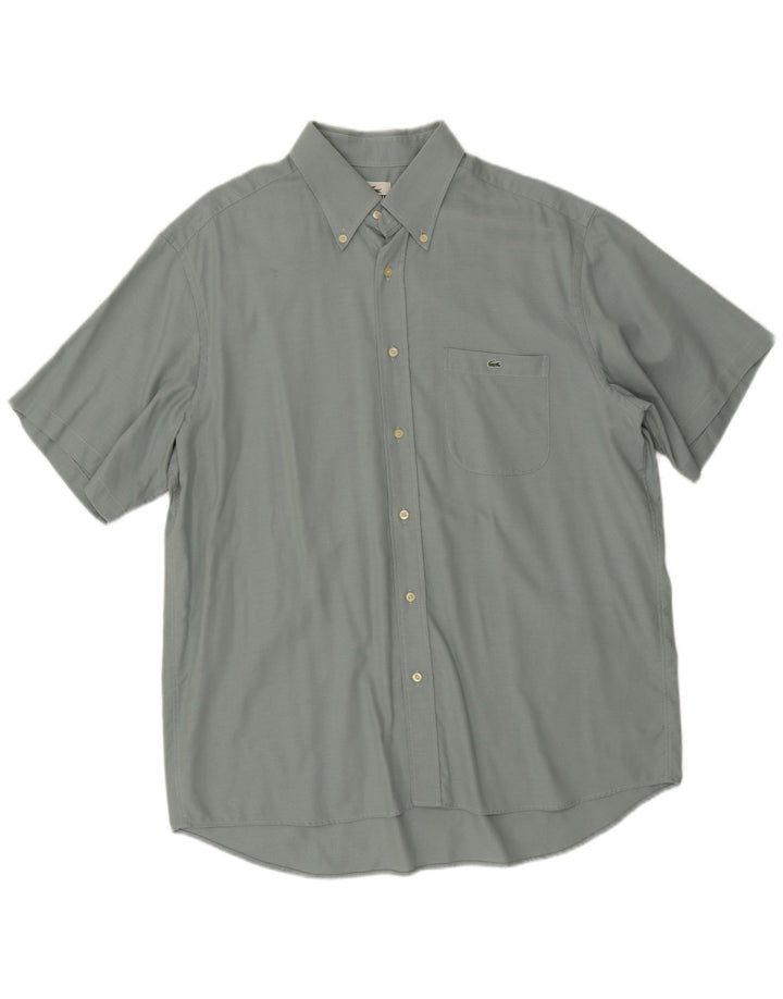 Ανδρικό κοντομάνικο πουκάμισο Lacoste 45 XL Πράσινο