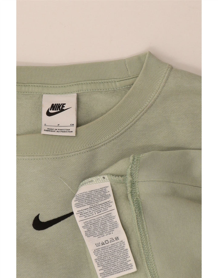 Γυναικείο φούτερ Nike υπερμεγέθη Jumper UK 10 Μικρό πράσινο βαμβακερό