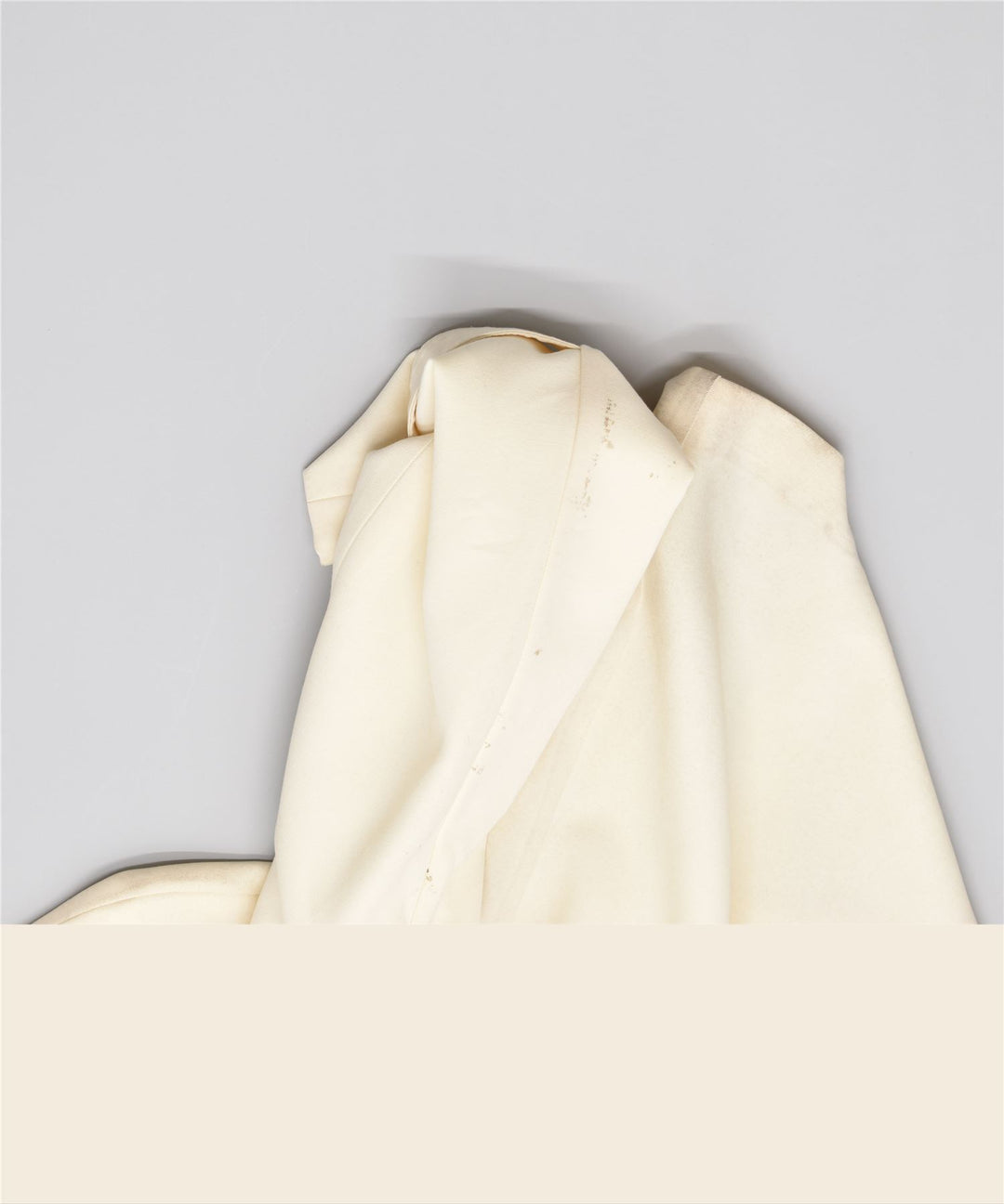 VINTAGE Γυναικείο Πανωφόρι UK 4 XS Off White