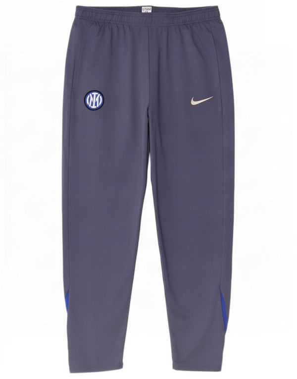 Ανδρικές φόρμες Nike Inter Milan Παντελόνια μεσαίου μπλε χρώματος πολυεστέρας