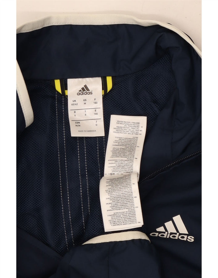 Ανδρικό μπουφάν ADIDAS Rain UK 40/42 Medium Navy Blue Polyester