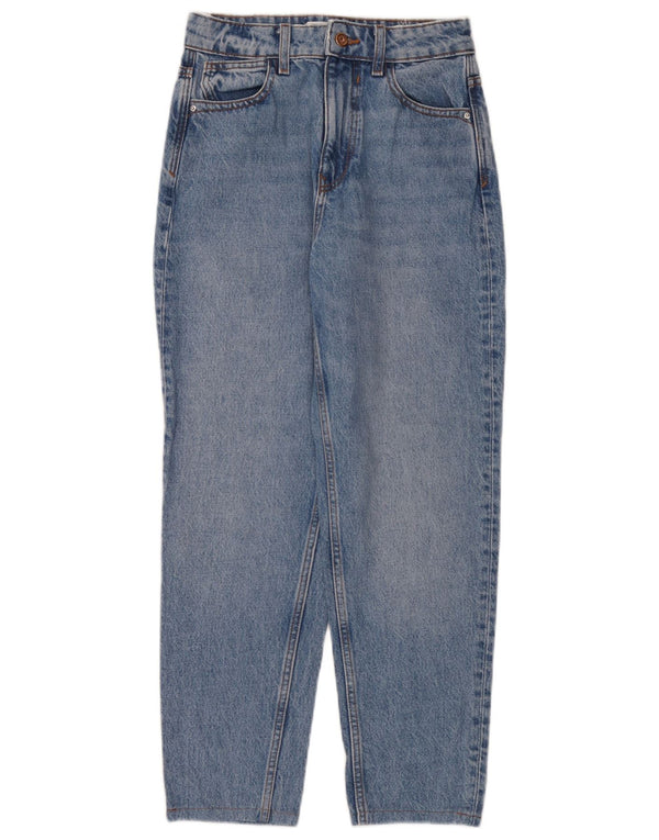Zara Γυναικείο τζιν κωνικό EU 34 XS W24 L26 Μπλε βαμβακερό