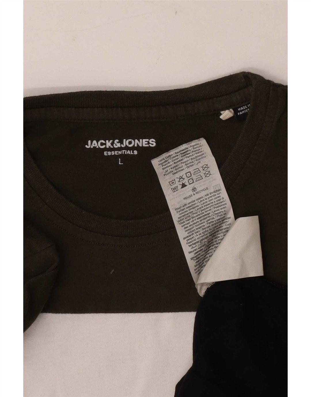 Jack & Jones Ανδρικό γραφικό T-Shirt Κορυφαίο μεγάλο πολύχρωμο μπλοκ χρώματος