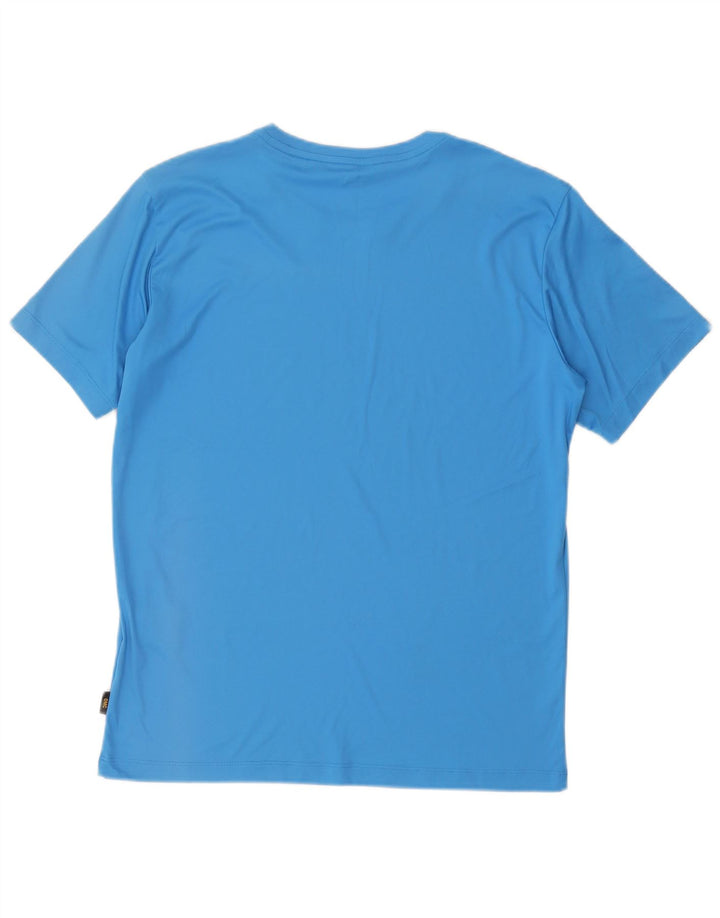 Jack Wolfskin Ανδρικό T-Shirt Top UK 38 Small Blue Polyester