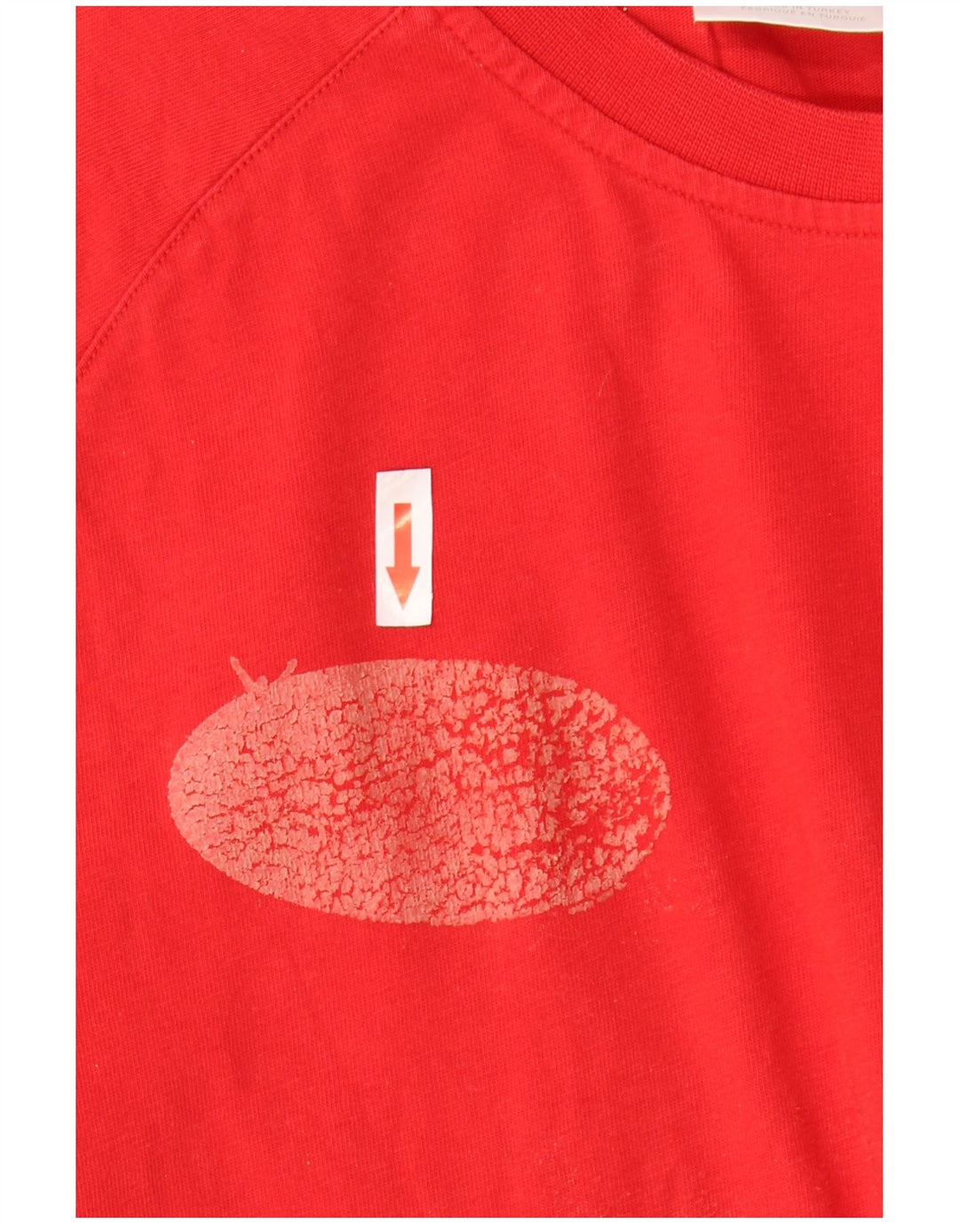 Ανδρικό T-Shirt Adidas Top Μικρό κόκκινο βαμβακερό