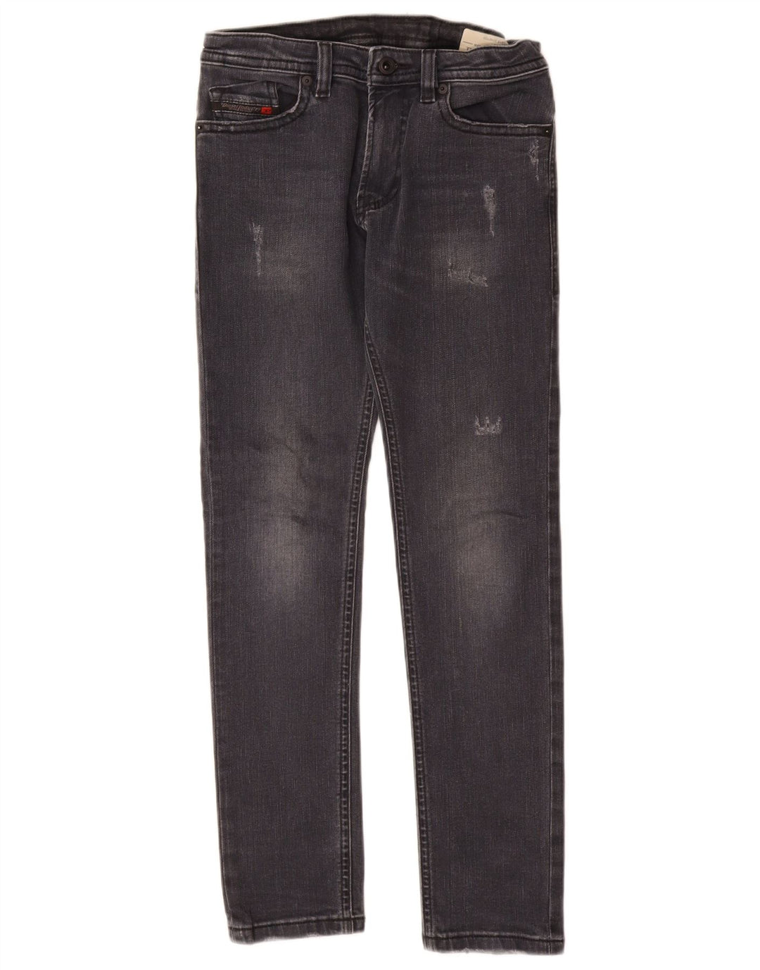 DIESEL Boys Thommer Slim Skinny Jeans 11-12 ετών W26 L28 Γκρι βαμβακερό