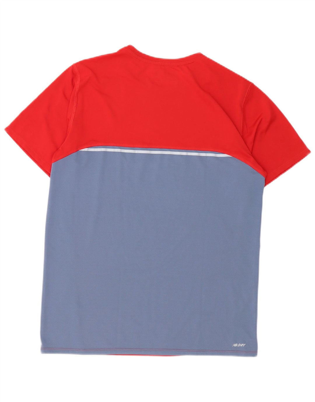 Ανδρικό T-Shirt New Balance Top Medium Red Colourblock