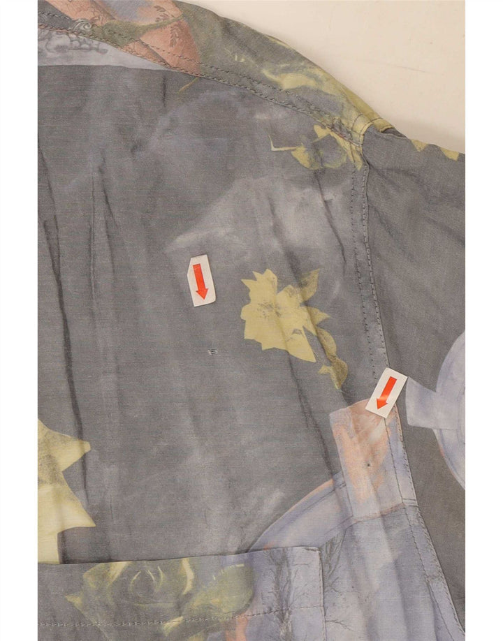 Ανδρικό πουκάμισο Comint Medium Grey Floral