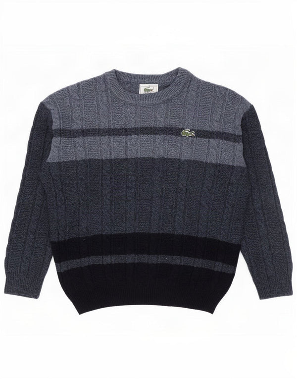 Lacoste Boys Crew Neck Jumper πουλόβερ 11-12 ετών Μπλε μαλλί