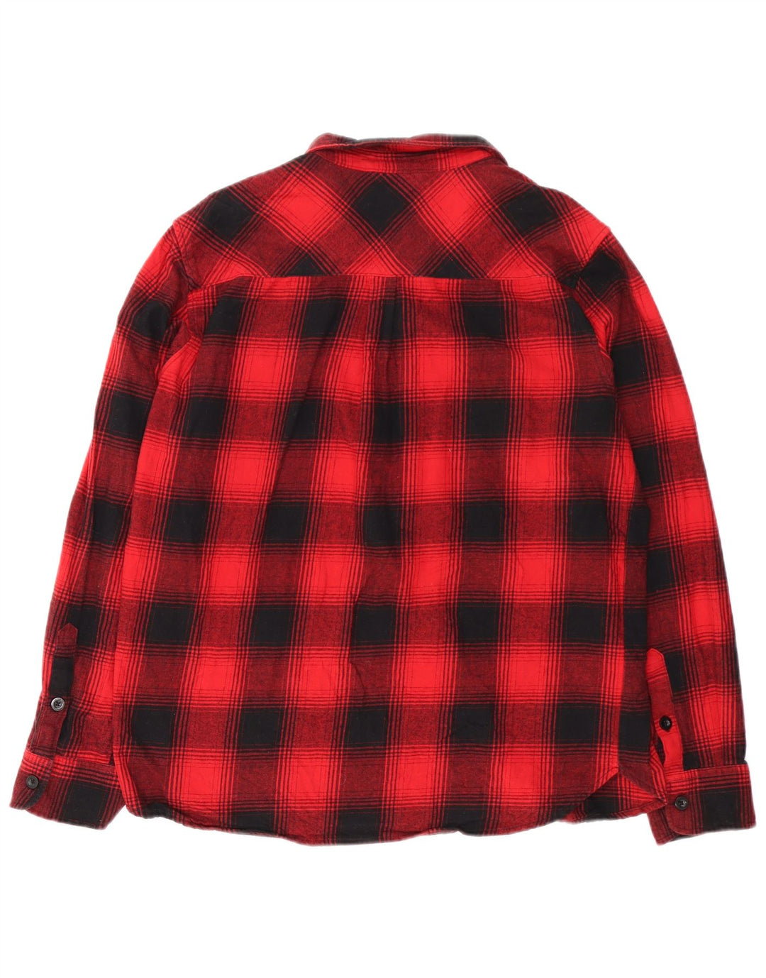 Ανδρικό φανελένιο πουκάμισο Mountain Warehouse XL Red Check Cotton