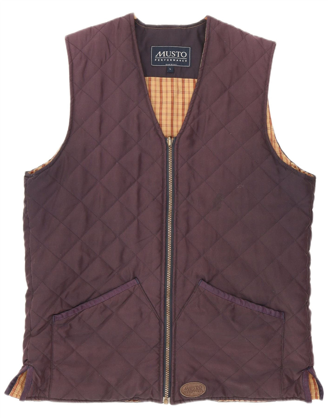 Musto Γυναικείο Καπιτονέ Gilet UK 16 Μεγάλος Μωβ Πολυεστέρας