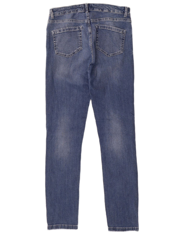 MINT VELVET Γυναικείο Slim Jeans UK 12 Medium W28 L29 Blue Cotton