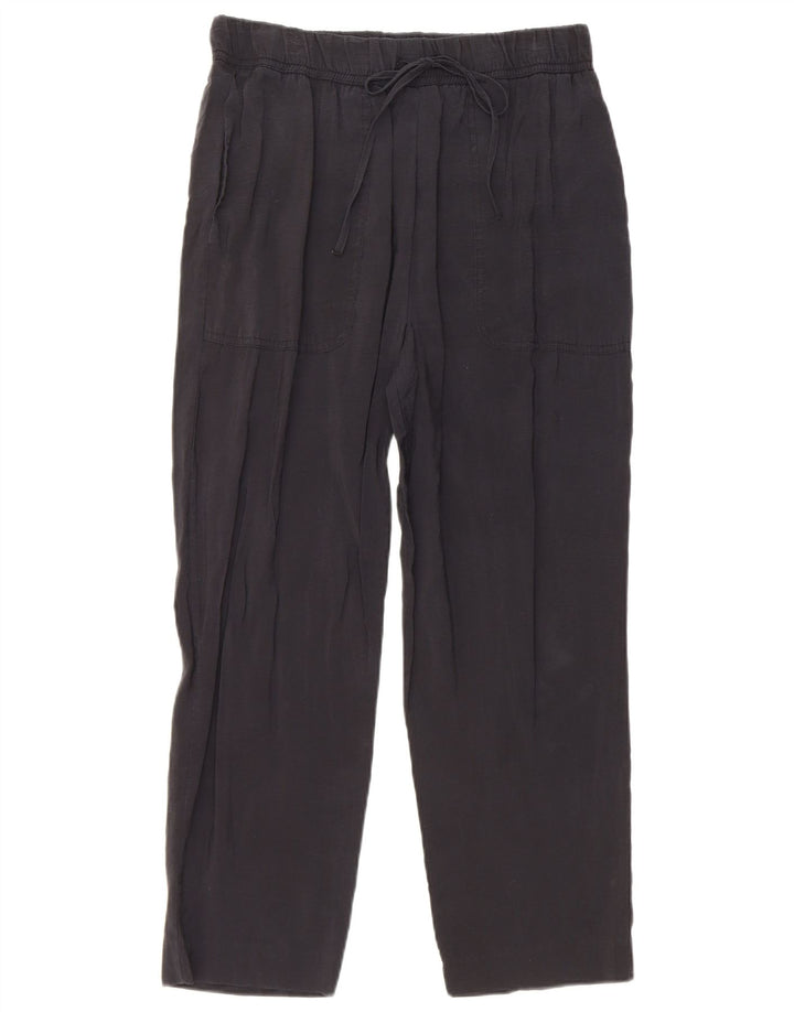 Zara Γυναικείο ίσιο κομμένο παντελόνι Medium W28 L25 Μαύρο
