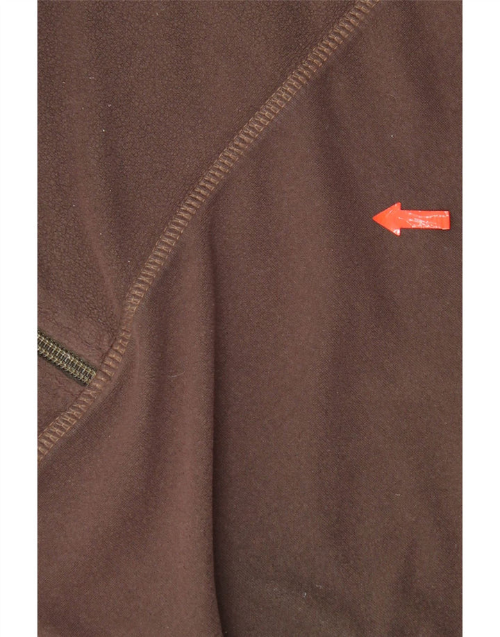 Jack Wolfskin Ανδρικό φλις άλμα με φερμουάρ μεγάλο καφέ