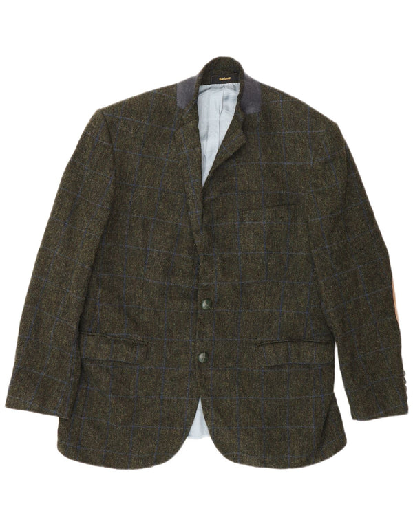 Μπουφάν Barbour Ανδρικό σακάκι με 2 κουμπιά UK 42 Μεγάλο μαλλί χακί
