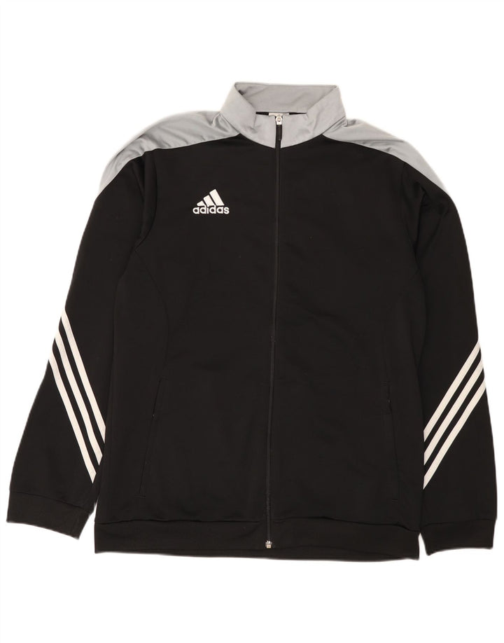 Ανδρική φόρμα Adidas με μεγάλη μαύρη φόρμα πολυεστέρα