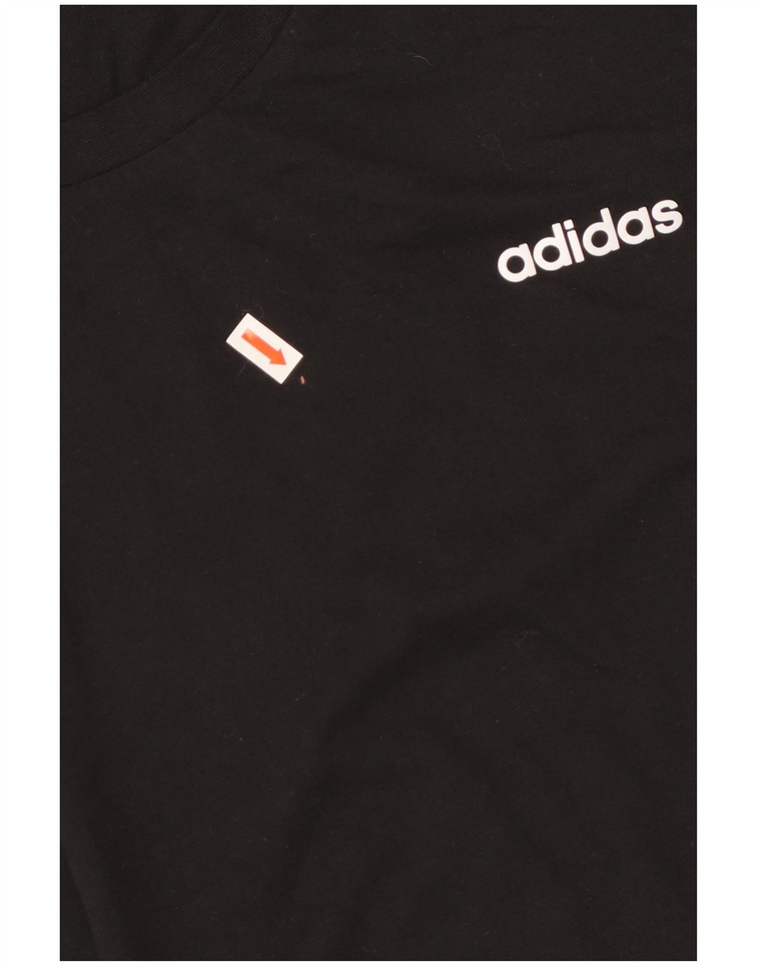 Γυναικείο T-Shirt ADIDAS Top UK 20/22 XL Μαύρο βαμβακερό