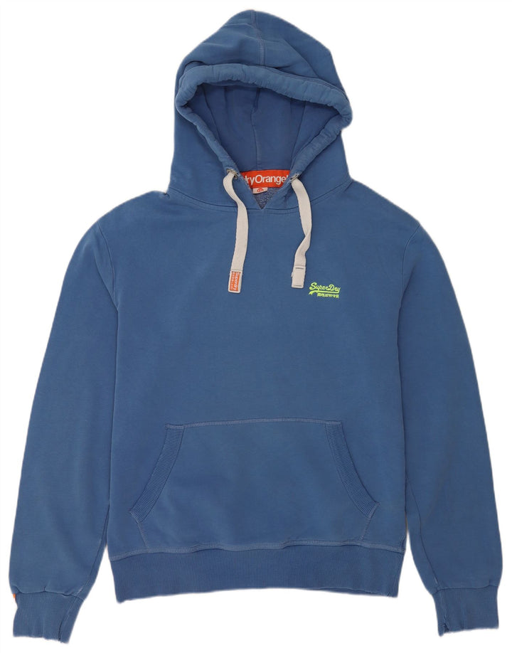 Superdry Ανδρικό Hoodie Jumper 2XL Blue Cotton