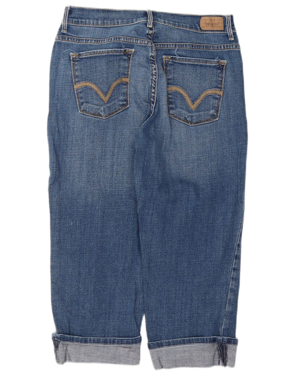 LEVI'S Γυναικείο 515 Capri Jeans US 4 Small W28 L20 Μπλε βαμβακερό