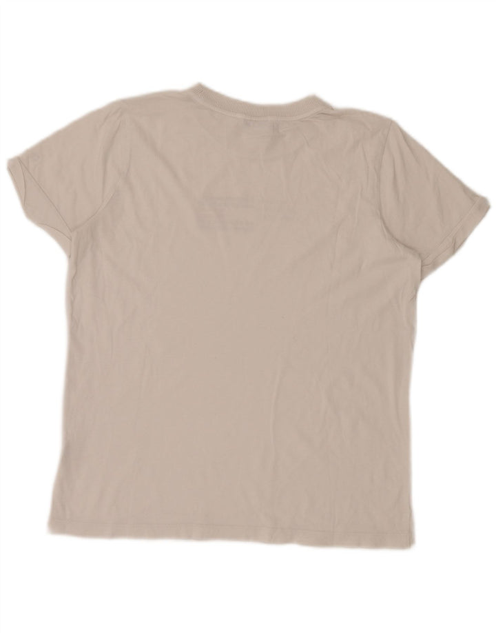 Γυναικείο γραφικό μπλουζάκι Tommy Hilfiger Top UK 14 Medium White