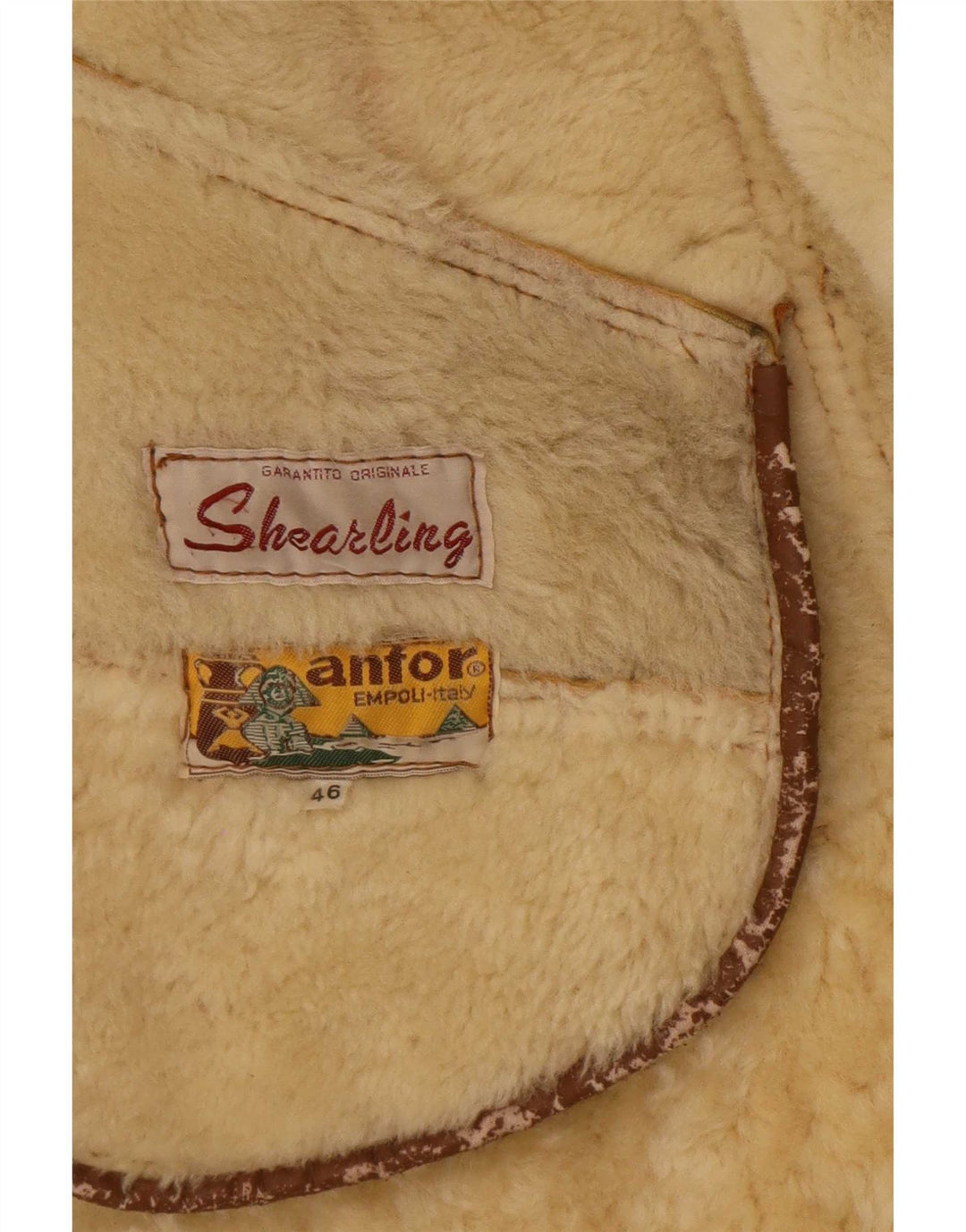 Anfor Γυναικείο Παλτό Shearling Oversized IT 46 Large Beige