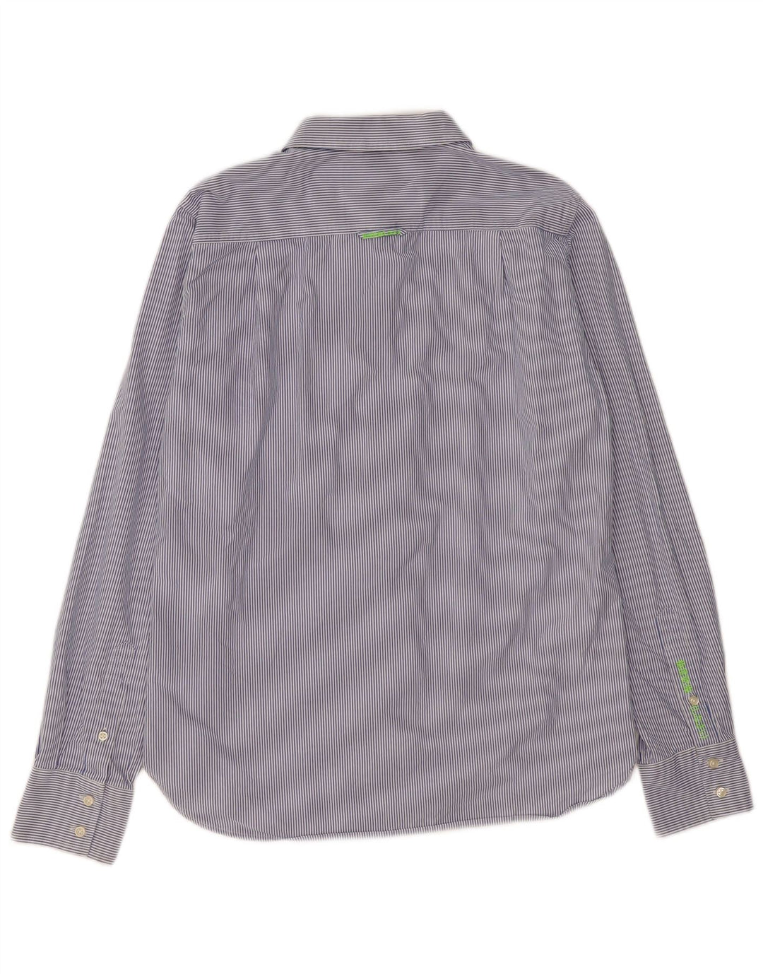 Ανδρικό πουκάμισο Superdry Μεγάλο Navy Blue Pinstripe