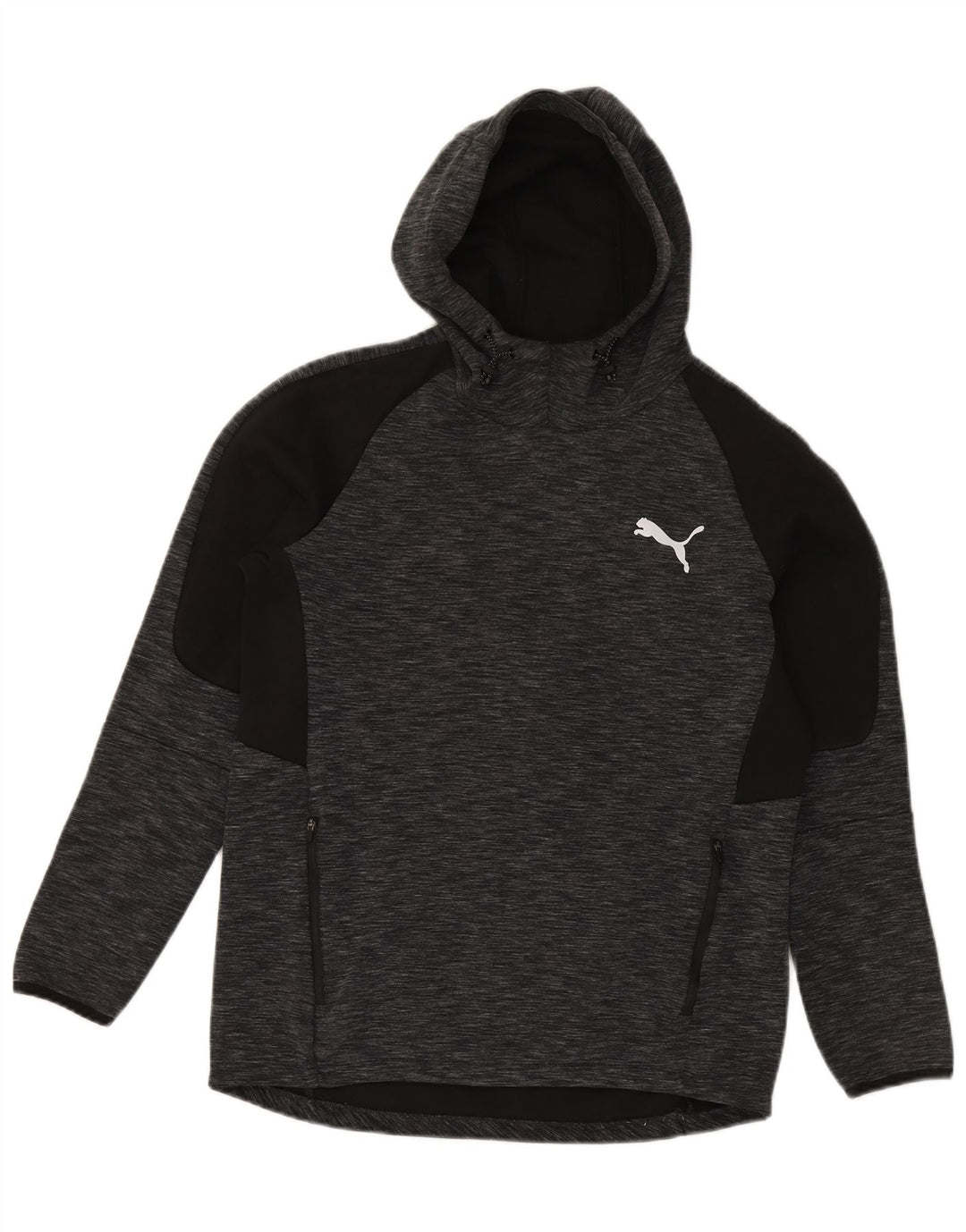 Ανδρικό φούτερ με κουκούλα Puma, βαμβακερό μεσαίο γκρι