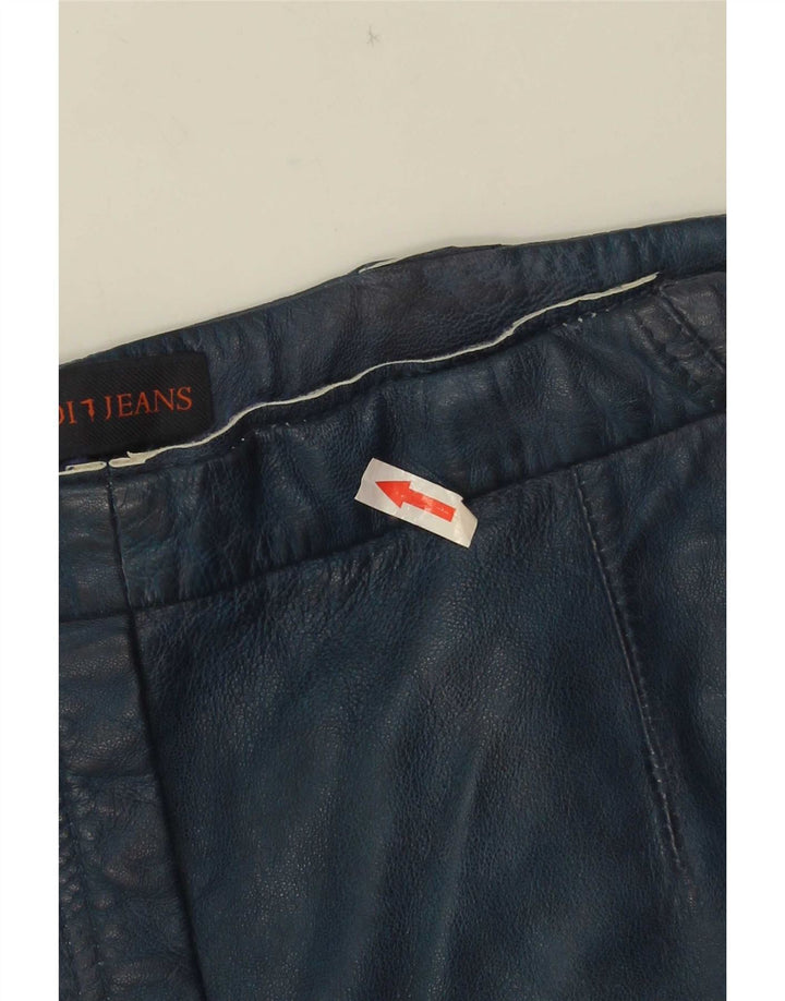 Γυναικείο δερμάτινο σορτς Trussardi W30 Medium Navy Blue