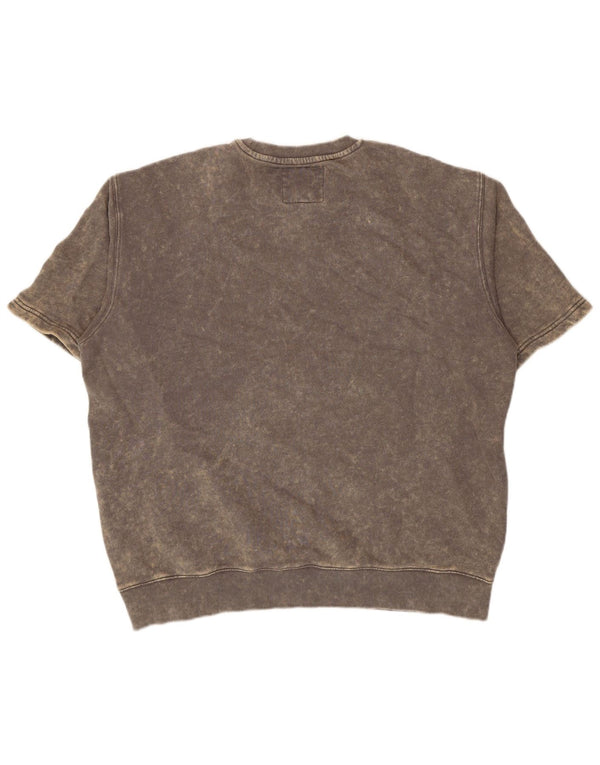 Ανδρικό T-Shirt G-Star Top μεγάλο γκρι βαμβακερό