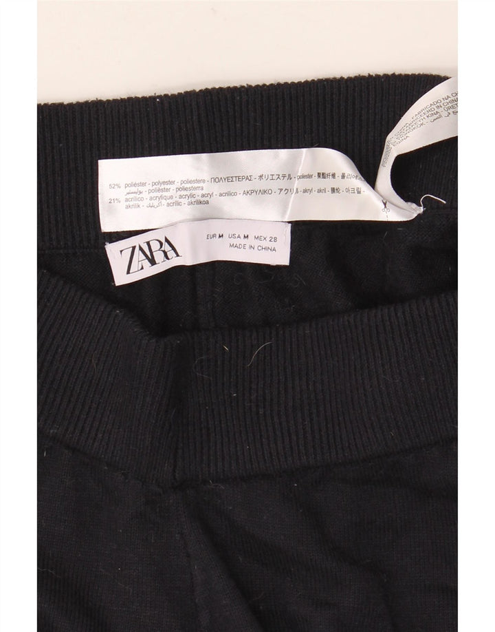 Zara Γυναικεία φόρμα παντελόνι UK 14 Medium Navy Blue Polyester
