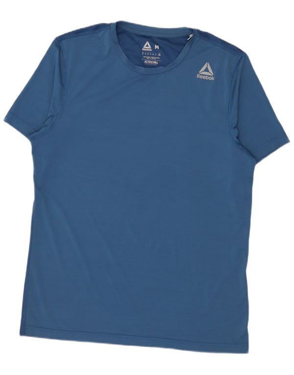 Ανδρικό T-Shirt Reebok Top Medium Blue Nylon