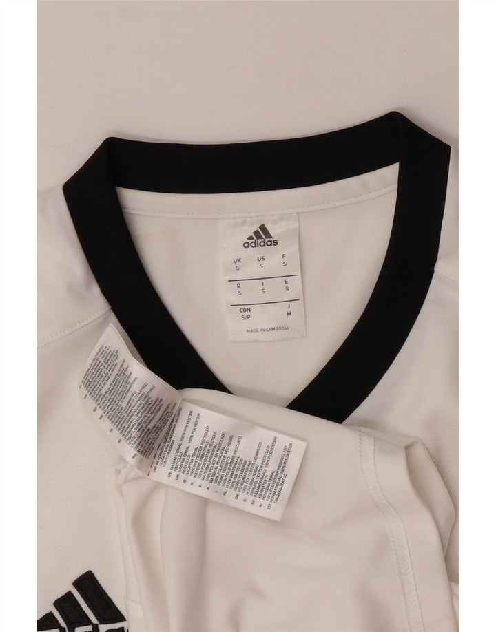 Adidas Ανδρικό T-Shirt Climalite Top Small White Polyester