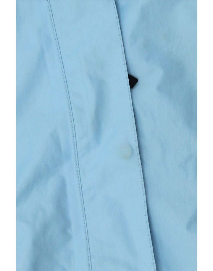 Helly Hansen Girls Hooded Rain Jacket 13-14 Years Blue Polyester