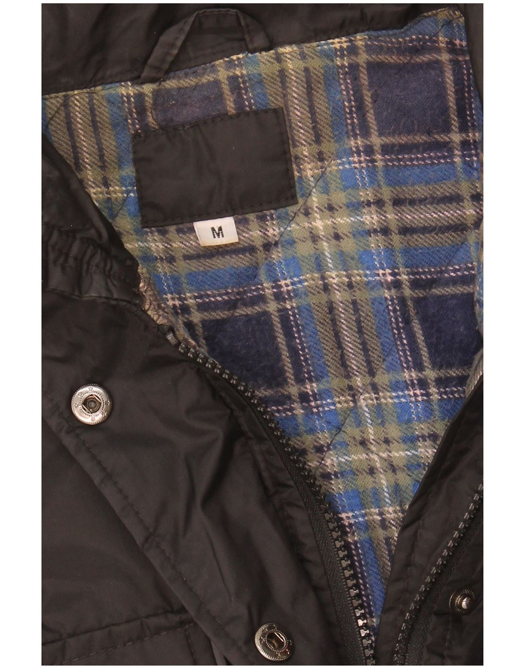 Γυναικείο Utility Jacket VINTAGE UK 14 Medium Black Nylon