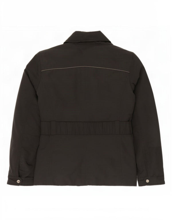 Museum Womens Utility Jacket UK 14 Large Black Polyester