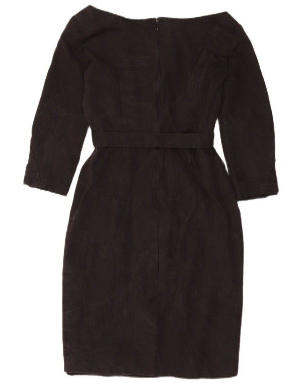 Prada Γυναικείο Φόρεμα με μανίκια 3/4 IT 40 Small Black Cupro
