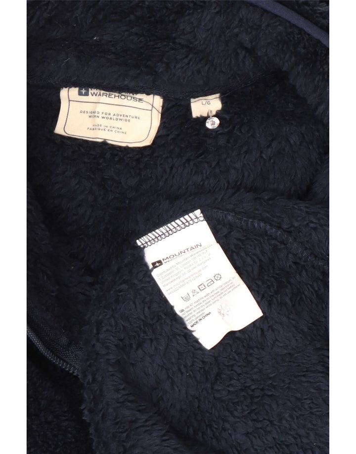 Mountain Warehouse Ανδρικό φερμουάρ Fleece Jumper Large Navy Blue Polyester