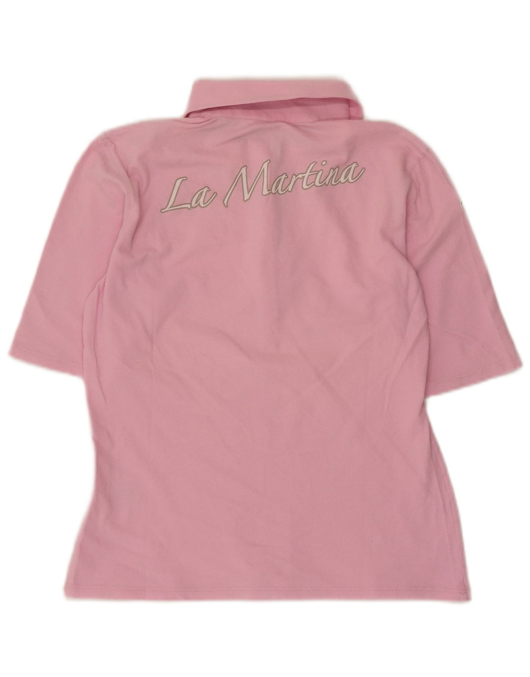 La Martina Γυναικείο πουκάμισο Polo Graphic IT 44 Μεσαίο Ροζ Βαμβακερό