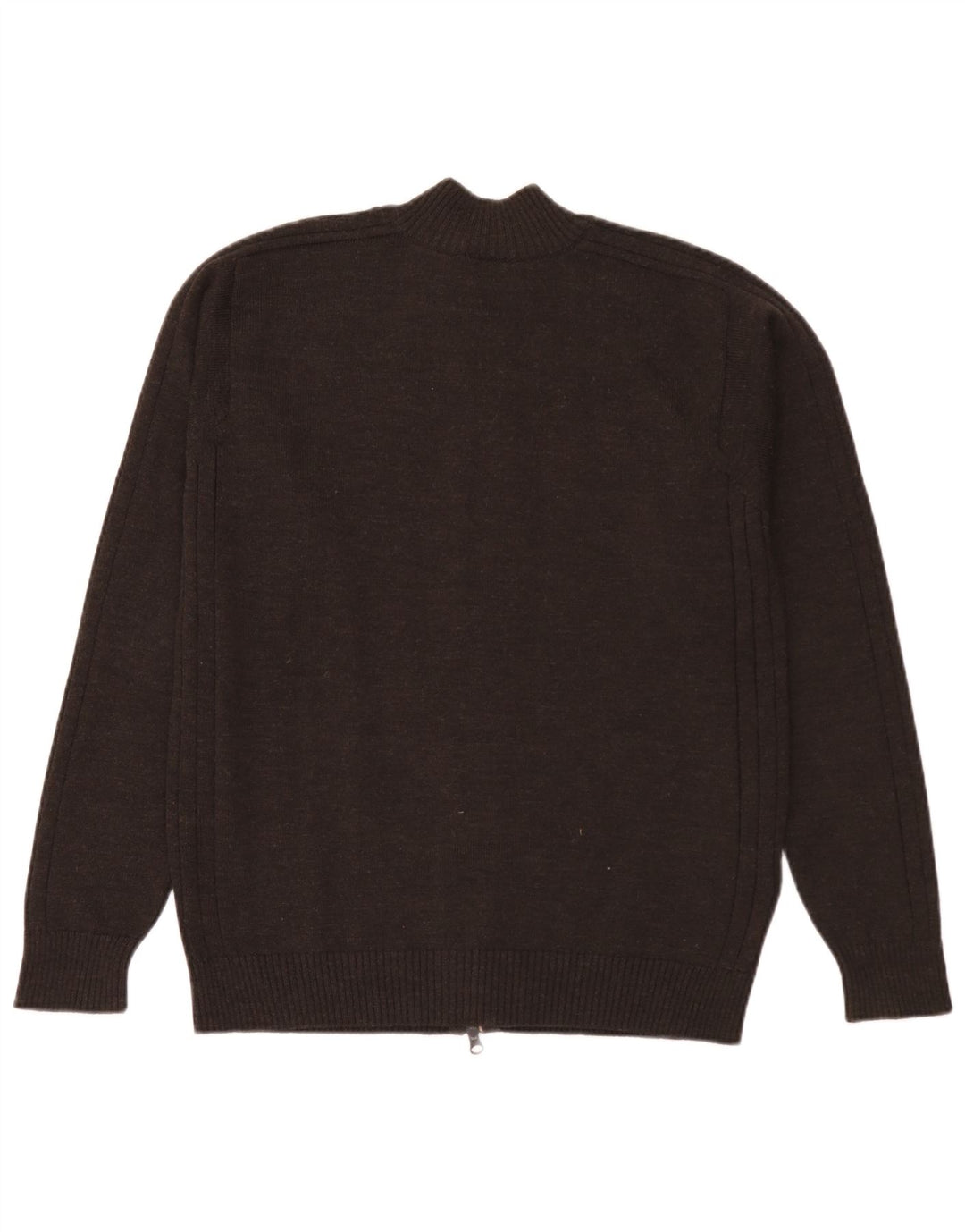 Ανδρικό πουλόβερ ζακέτα Lacoste Μέγεθος 6 XL Καφέ Μαλλί