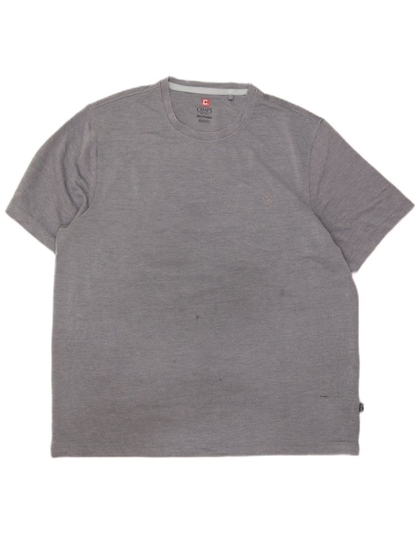 Chaps Ανδρικό T-Shirt Top 2XL Grey Modal