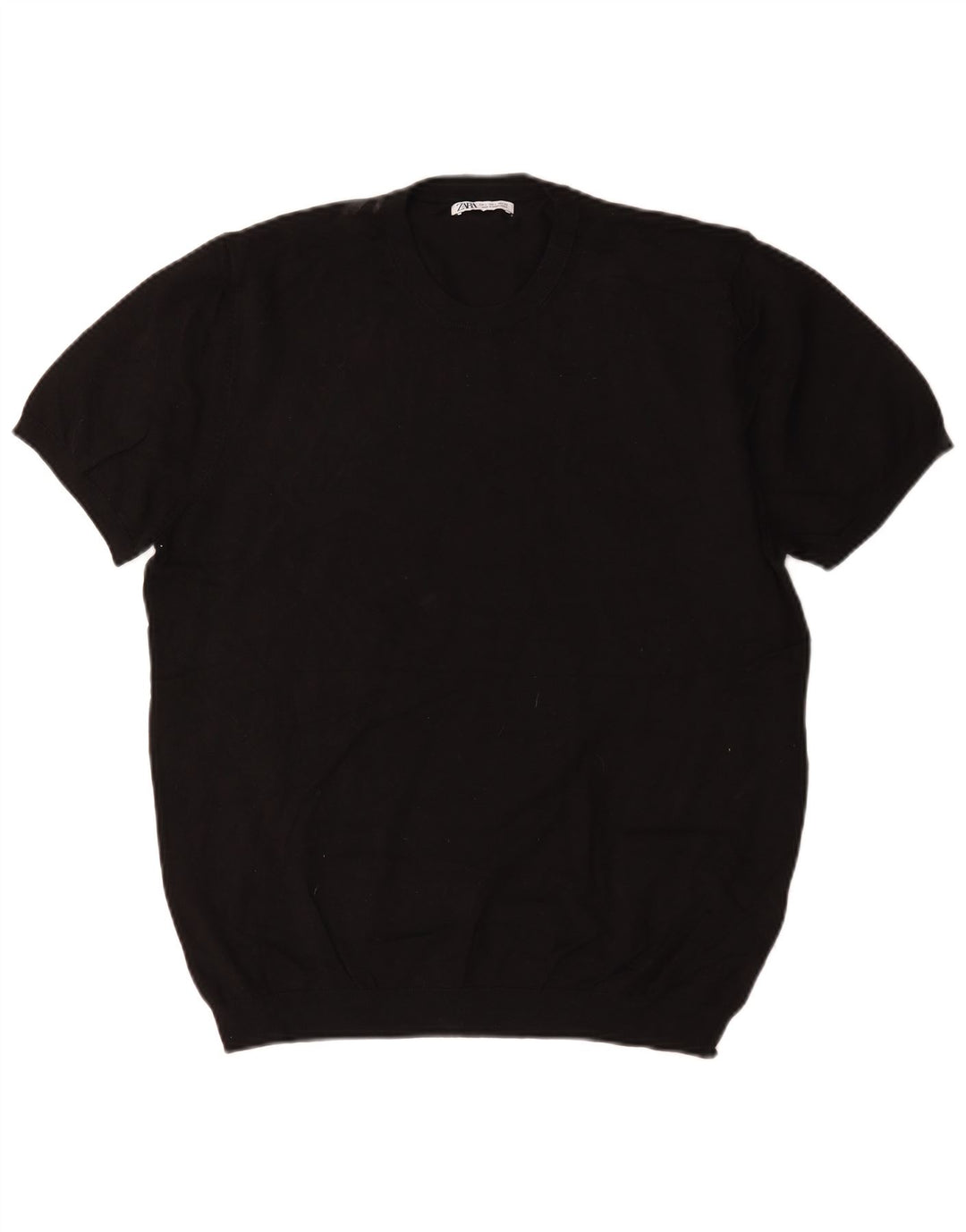 Zara Ανδρικό T-Shirt Top Large Μαύρο