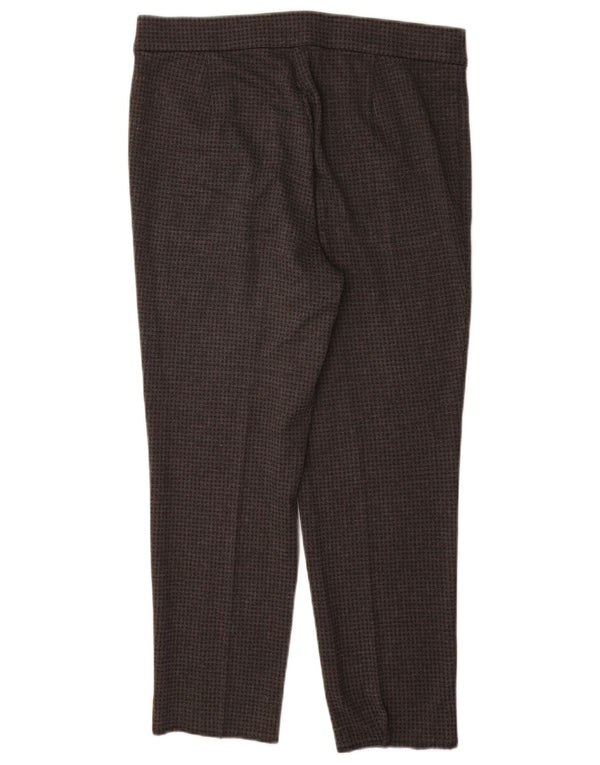 Marks & Spencer Γυναικείο Cropped Παντελόνι UK 14 Large W32 L26 Grey