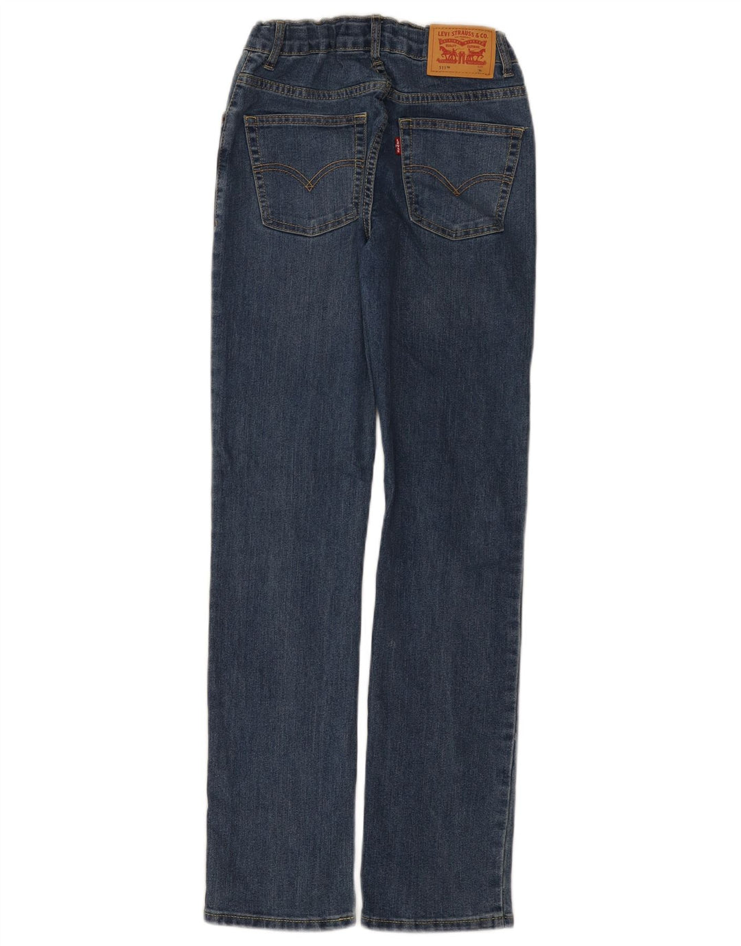 Levi's Boys Slim Jeans 13-14 ετών W26 L30 Μπλε βαμβακερό