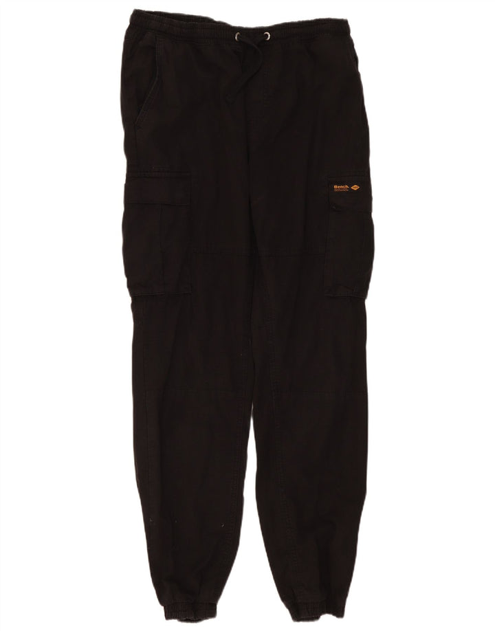 Πάγκος Ανδρικό Joggers Παντελόνι Cargo Μεγάλο W34 L30 Μαύρο