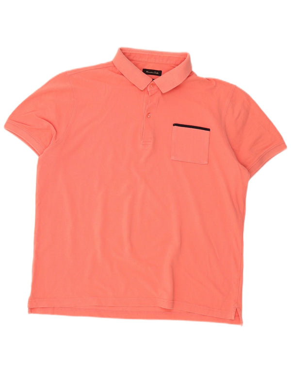 MASSIMO DUTTI Ανδρικό πουκάμισο Polo Slim Fit XL Orange