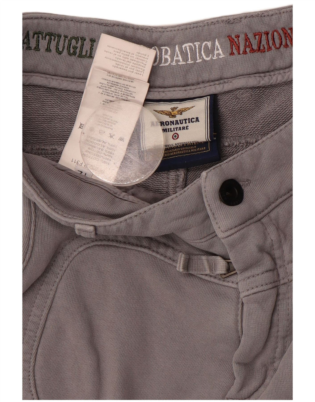 AERONAUTICA MILITARE για αγόρια αθλητικά παντελόνια Joggers 11-12 ετών γκρι