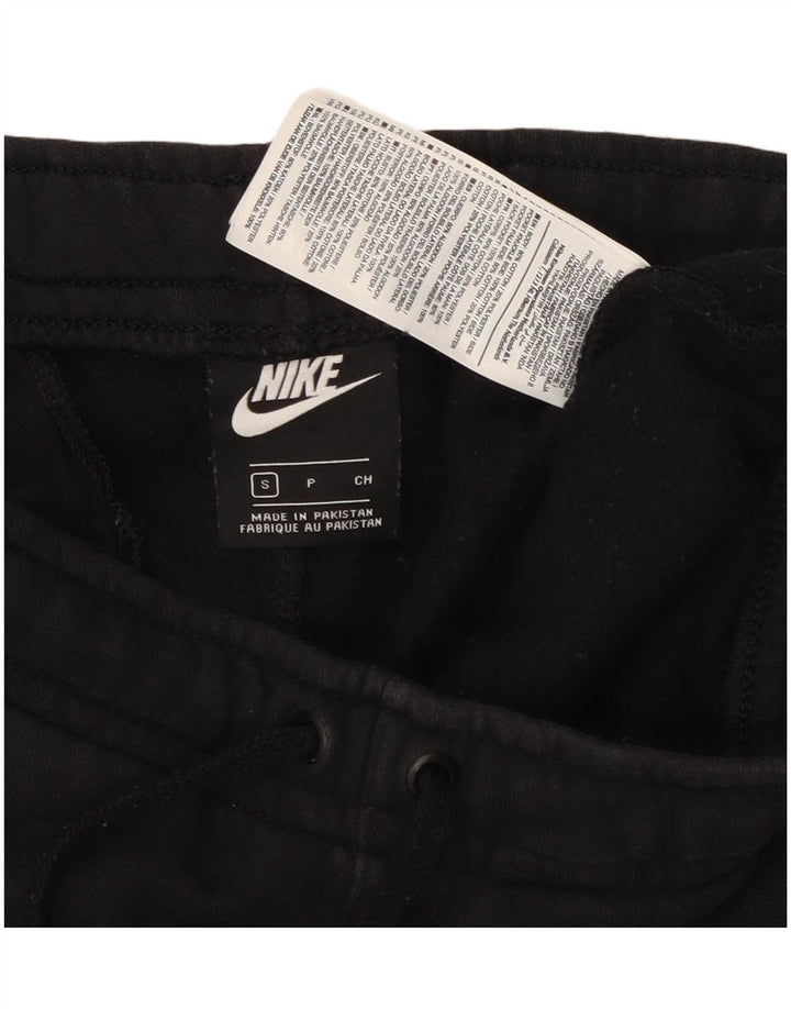 Ανδρική φόρμα NIKE Παντελόνι Joggers Μικρό μαύρο βαμβακερό