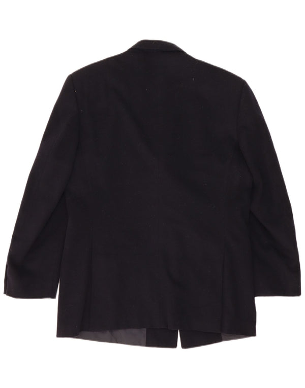 Nino Cerruti Ανδρικό μπουφάν Blazer με διπλό στήθος IT 52 XL μαύρο μαλλί