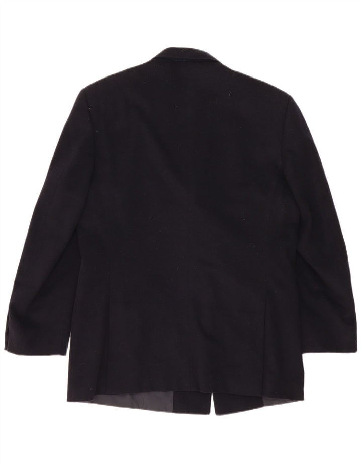 Nino Cerruti Ανδρικό μπουφάν Blazer με διπλό στήθος IT 52 XL μαύρο μαλλί