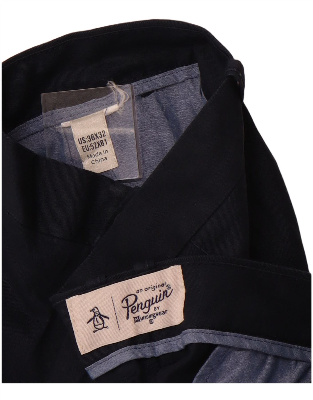 Ανδρικό παντελόνι Chino PENGUIN W36 L32 Navy Blue